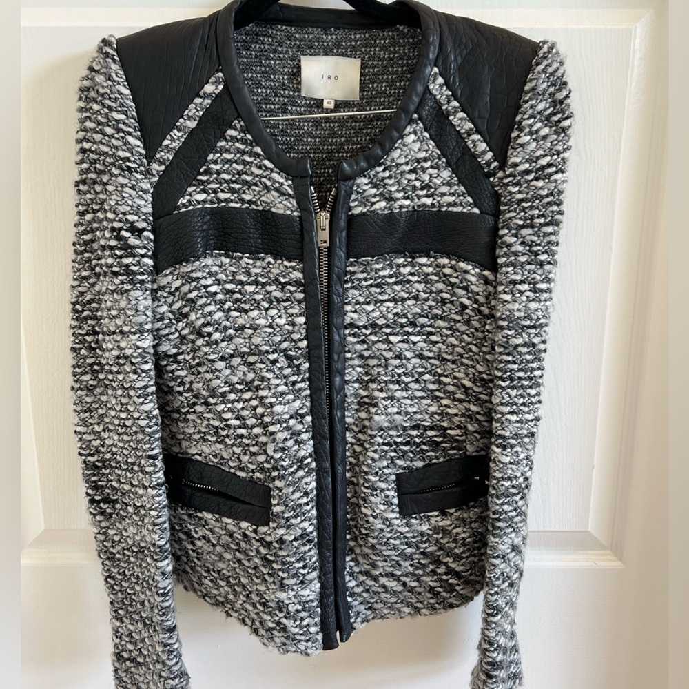 IRO RETRO OPEN FRONT JACKET